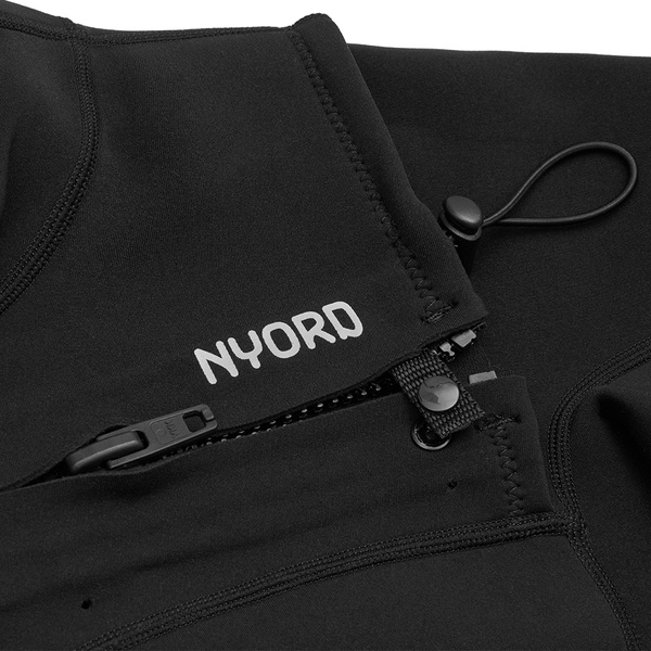 2025 Nyord Tempus 3/2mm våddragt med brystlynlås til herrer N04BA00017 - Sort